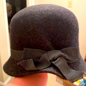 Black wool dressy  hat New w out tag